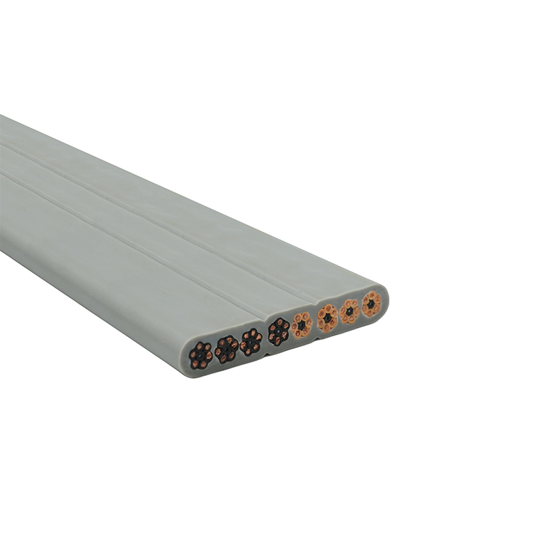 Kobberkjerne PVC-isolert PVC-kappe Heis flat kabel