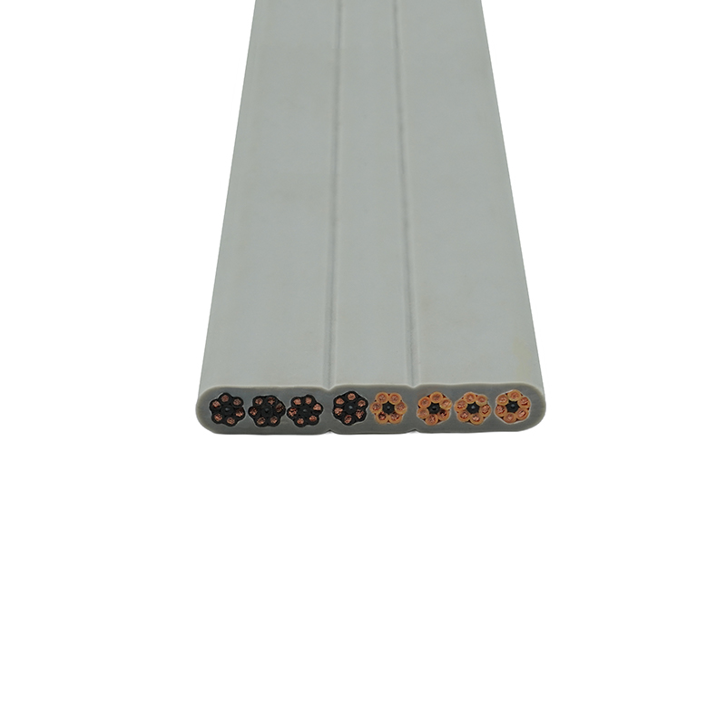 Kobberkjerne PVC-isolert PVC-kappe Heis flat kabel