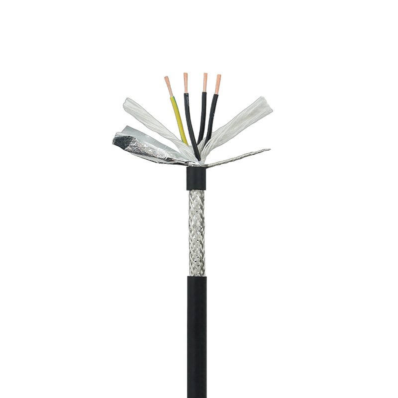 Fleksibel skjermet tvunnet par dragkjedekabel